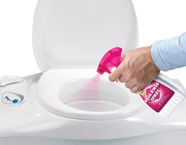 THETFORD Aqua Rinse Spray - vůně a desinfekce do WC - Obrázek 2