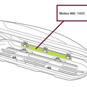 TH13830 Locking Rail 1720mm